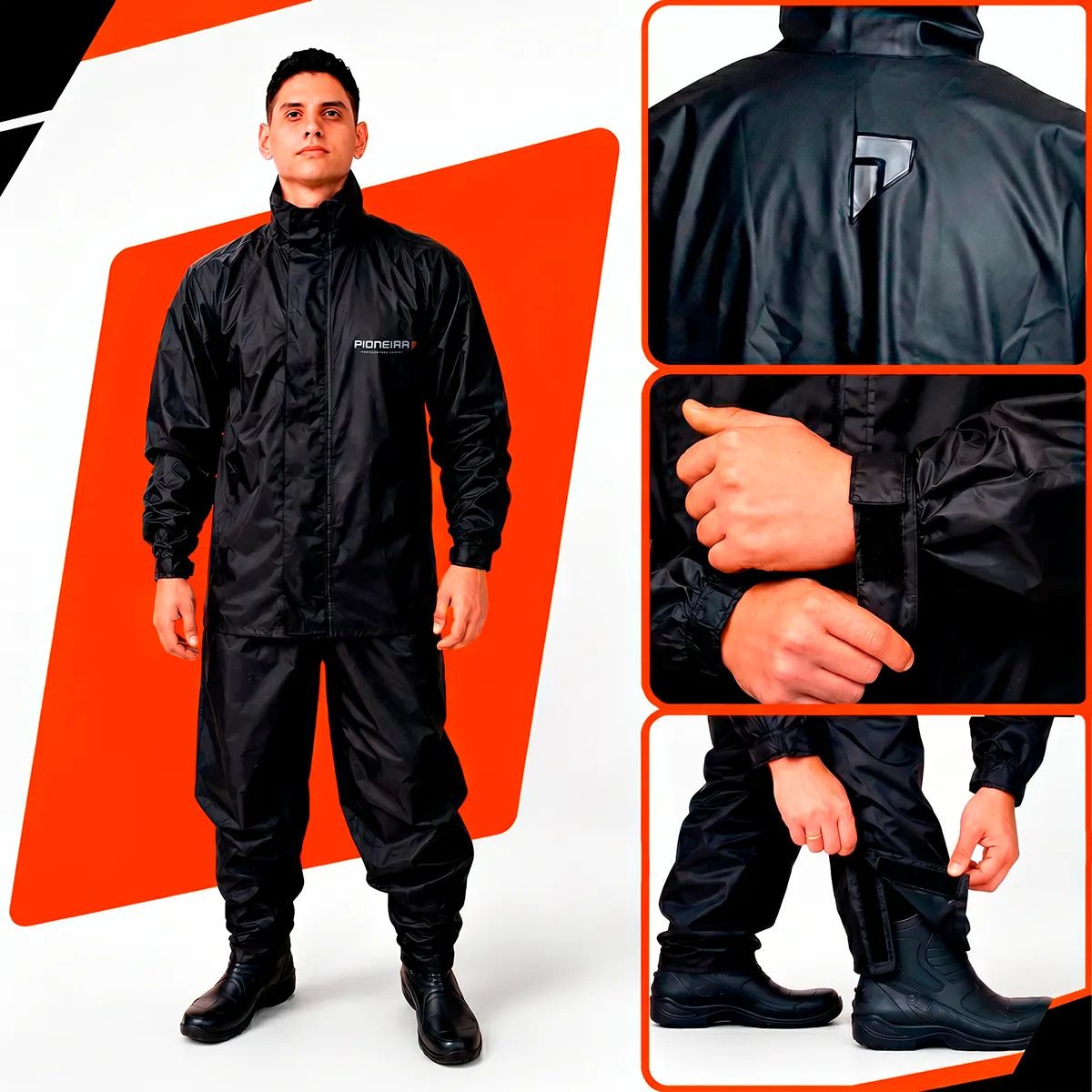 Capa De Chuva Pvc Motoqueiro Impermeável Reforçada Pioneira 1.jpg